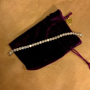 Bella Luce 37.52CTW White Diamond Simulant Rhodium Over Sterling Silver Bracelet